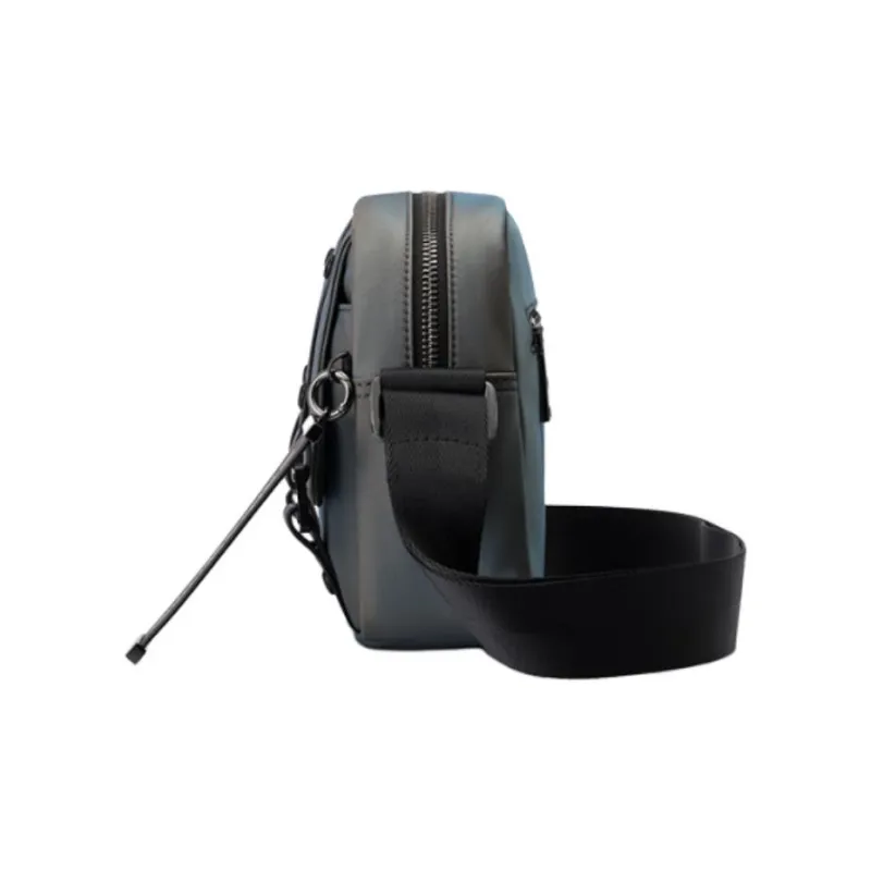 SAMSONITE Fabric Shoulder Bag, Crossbody Bag Medium Size Men's Gray Green-2