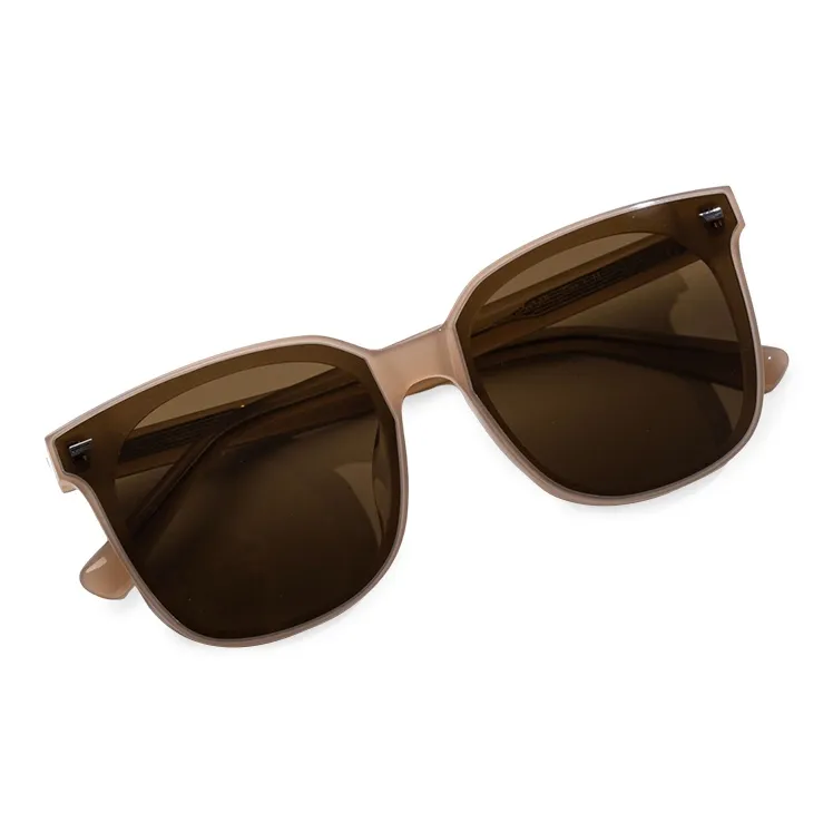 HELEN KELLER Plate Frame Square Sunglasses Unisex-8