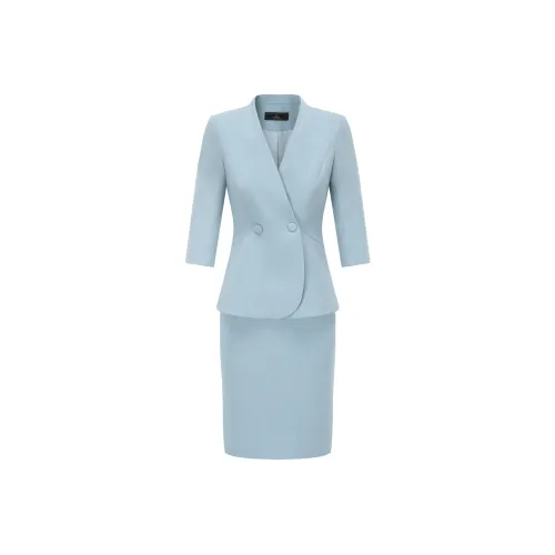 ONE SHALLOW Skirt Set Women's Blue