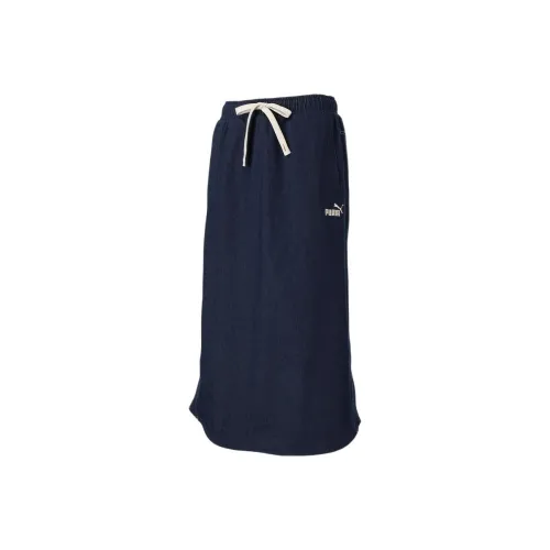 PUMA CORE HERITAGE Casual Long Skirts Women's Marine Blue