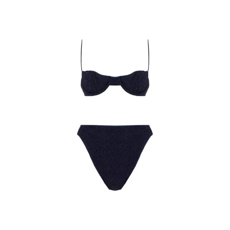 Oséree Lurex Detailed Two Piece Swimsuit-0