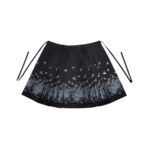 A LIFE ON THE LEFT Casual Long Skirt Women's Jet Black