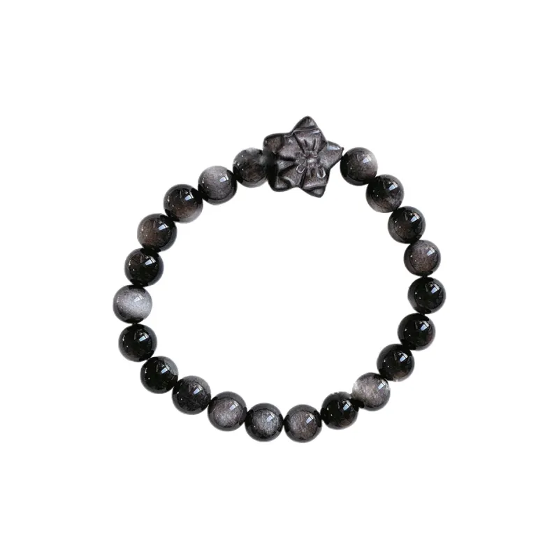VIVIWELL Obsidian Bracelets Unisex-0