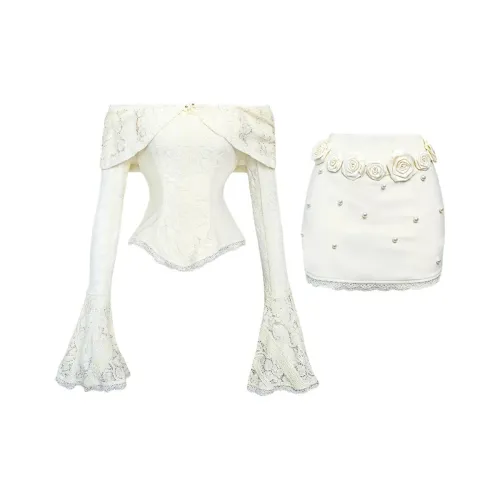 LEMON FAIRY Two Piece Skirt Sets Women's