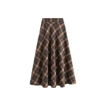 Bird Of Aussie Casual Long Skirts Women's Coffee