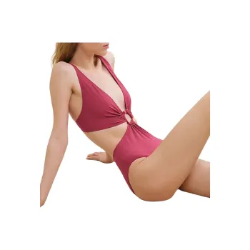 HERMES One piece Swimsuit Women's Pink