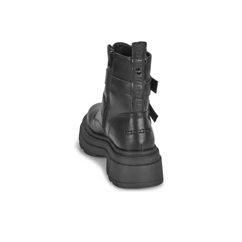 Buffalo MARS BIKER Ankle Boots Women's Black-4