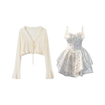 COVER TIME Skirt Set Women's White