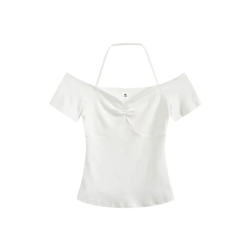 FASTFISH Drop Shoulder Sleeve T Shirt Women's-0