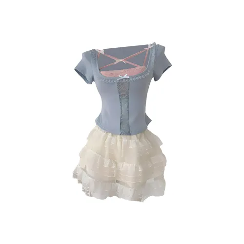 KKX Two Piece Skirt Sets Women's