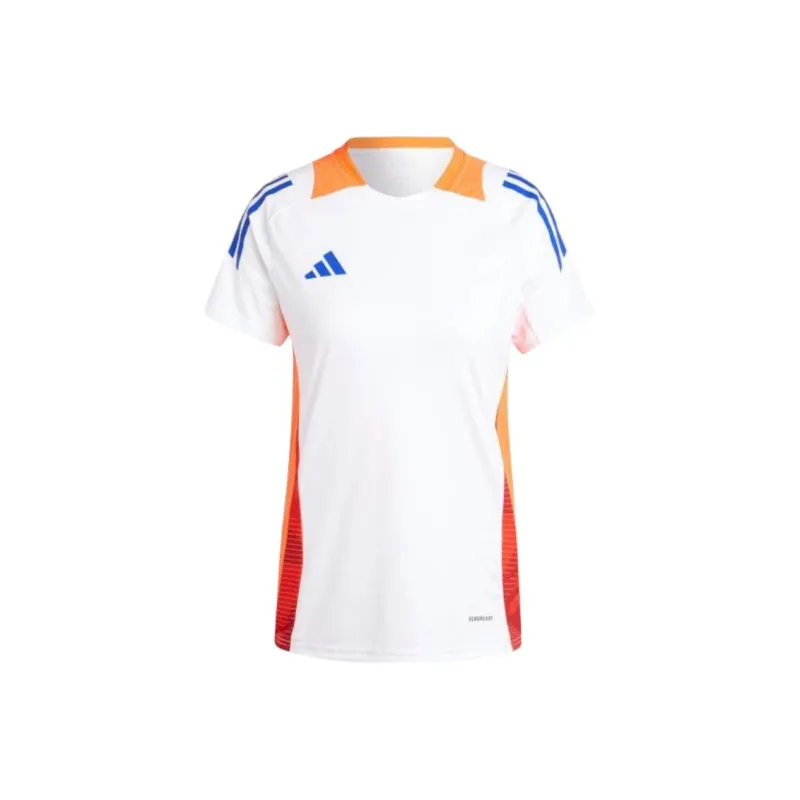 Adidas TIRO 24 COMPETITION TRAINING JERSEY Soccer Jerseys Women's White/Sun Red-0