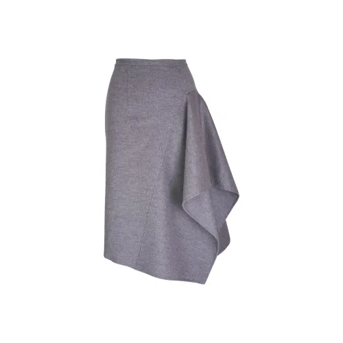 MICHAEL KORS Wool Draped Skirt