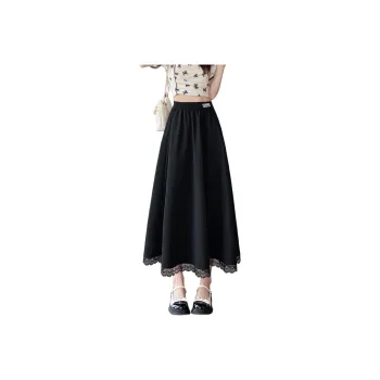 SITOL Casual Long Skirts Women's Black