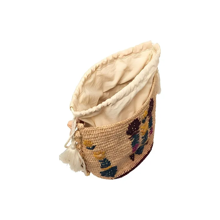 Vanessa Bruno Raffia Bucket Bags Crossbody Bag Shoulder Bag Women's Multicolor-2