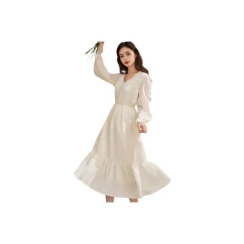 XIANSINIAO Long Sleeved Dress Women's