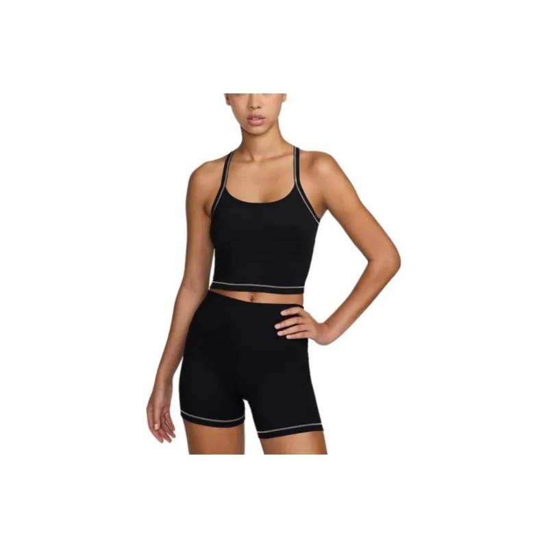 Nike One Fitted Women's Dri-FIT Cropped Tank Top-0