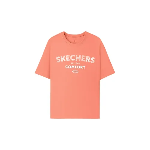 Skechers T Shirt Unisex Camellia Orange 02LC