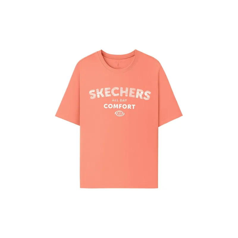 Skechers T Shirt Unisex Camellia Orange 02LC-0
