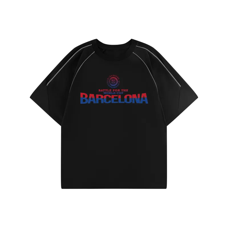 FCB ARCELONA T Shirts Unisex-2
