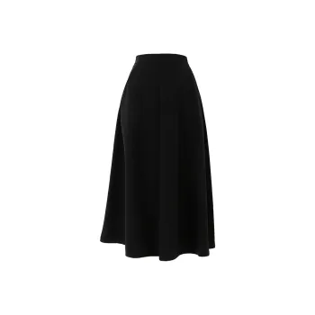 SOON FLOWER Casual Long Skirt Women's Black