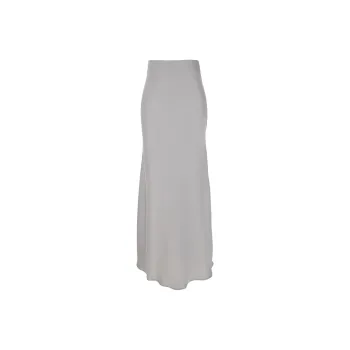 BE PLAIN Casual Long Skirt Women's Gray