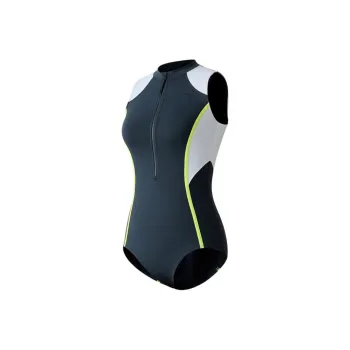 Anta One-piece Swimsuit Women's Dark Blue/off-White