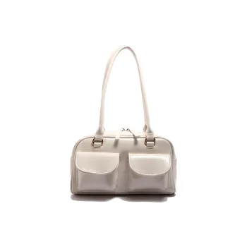 TOUTSEUL YOLO PU Shoulder Bag Women's Ecru/Red/Coffee/Black