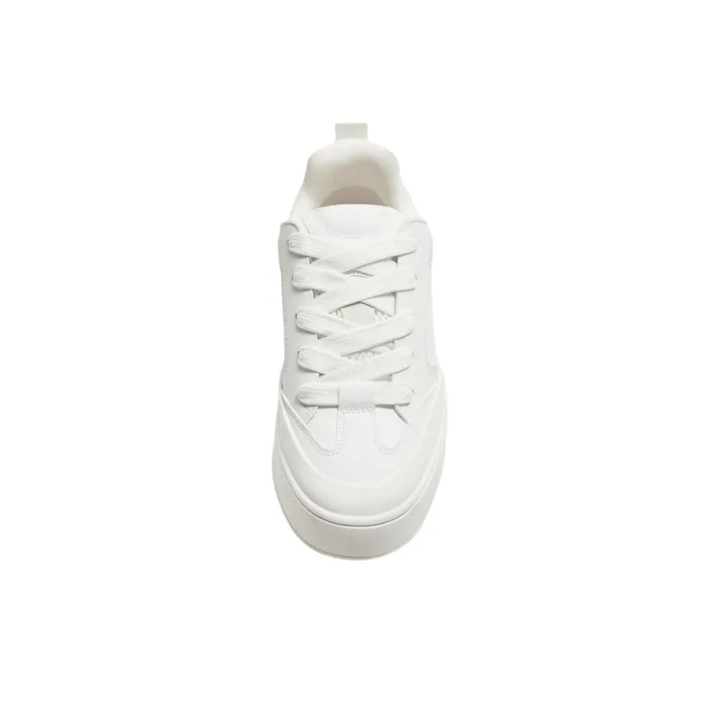 ZARA Low Top Skateboard Shoes Men's White-3