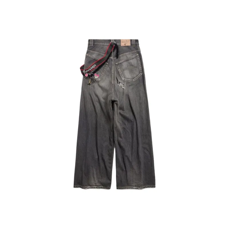 Balenciaga SS25 Jeans Loose Fit Men's Dark Gray-1