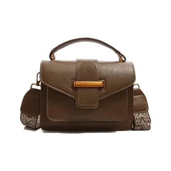 TOUTSEUL YOLO PU Shoulder Bag Women's Khaki/Coffee/Black