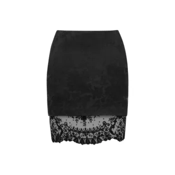 SAINT LAURENT Casual Short Skirts Women's Black