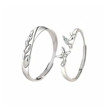 DAWO 925 Sterling Silver Rings Unisex