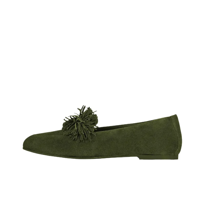 AQUAZZURA Gytane Casual Single Shoes Women's Green-0