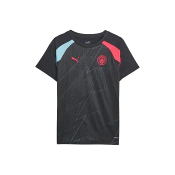 PUMA Manchester City Pre match Jersey Soccer Jersey Women's Dark Marine Blue
