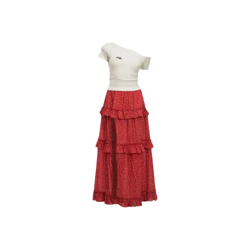 LEMON FAIRY Skirt Set Women's White