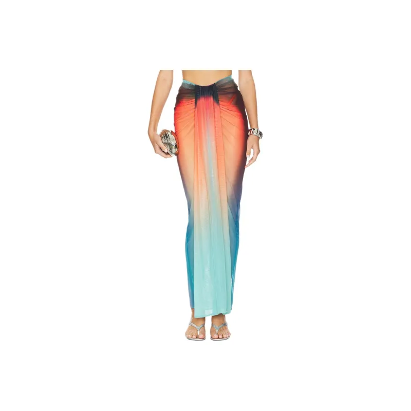MILK BAOBAB Casual Long Skirt Women's Multicolor-0