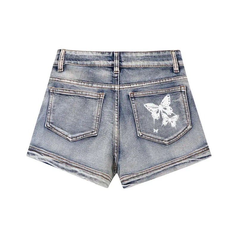 SUPEREALLY Denim Shorts Women's-0