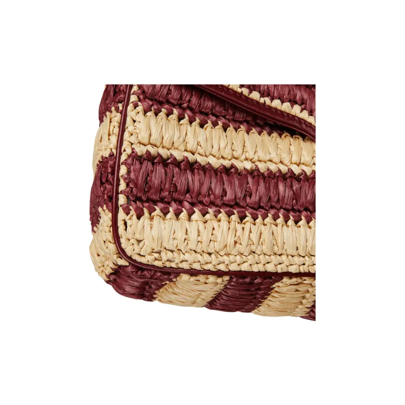 GUCCI GG Marmont Viscose Shoulder Bag Medium Size Women's Red & Beige-6