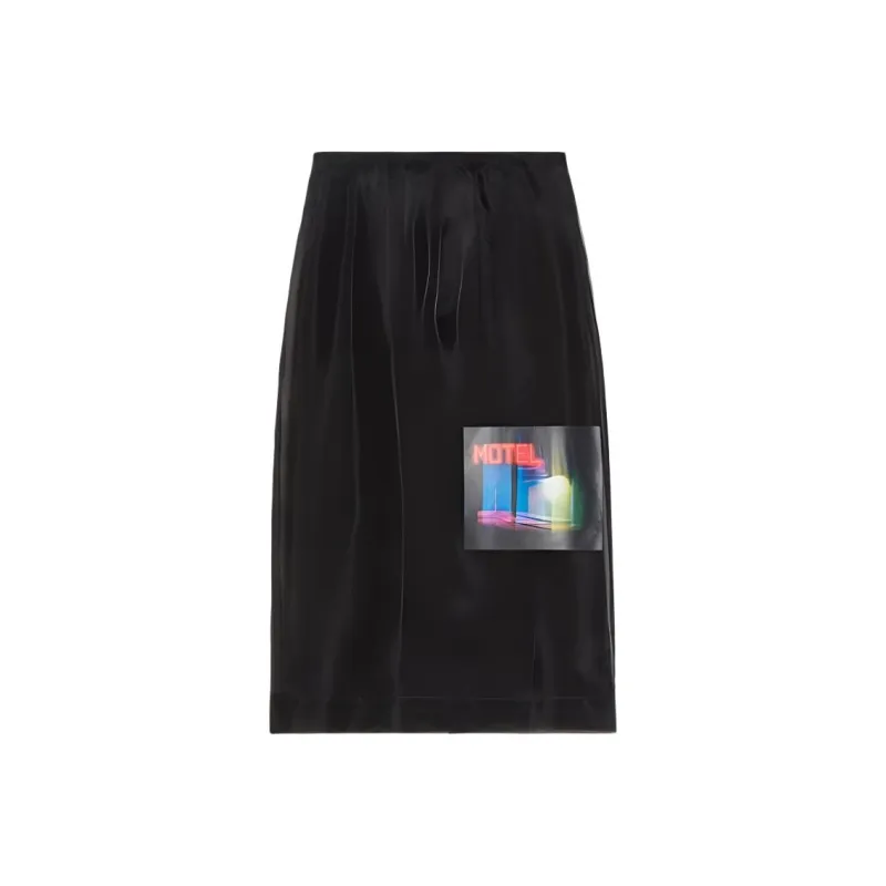 SportMa Casual Long Skirt Women's Black-0