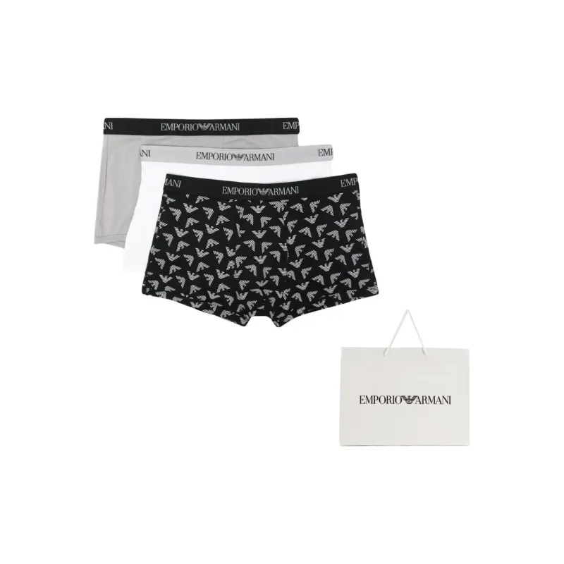 EMPORIO ARMANI Branded Boxers Three Pack-7
