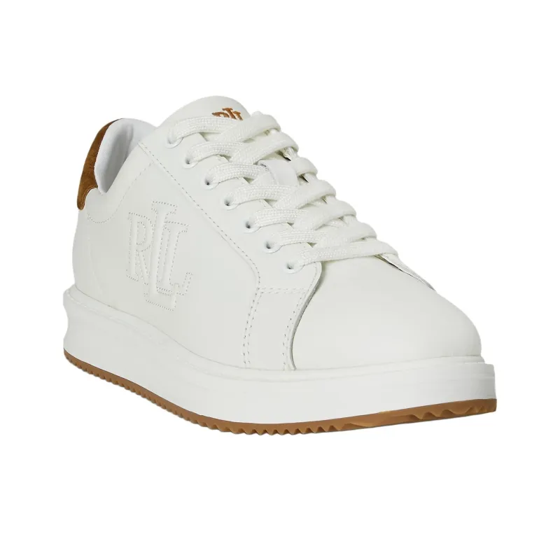 LAUREN RALPH LAUREN Ainsley Low Top Skateboard Shoes Women's White-2