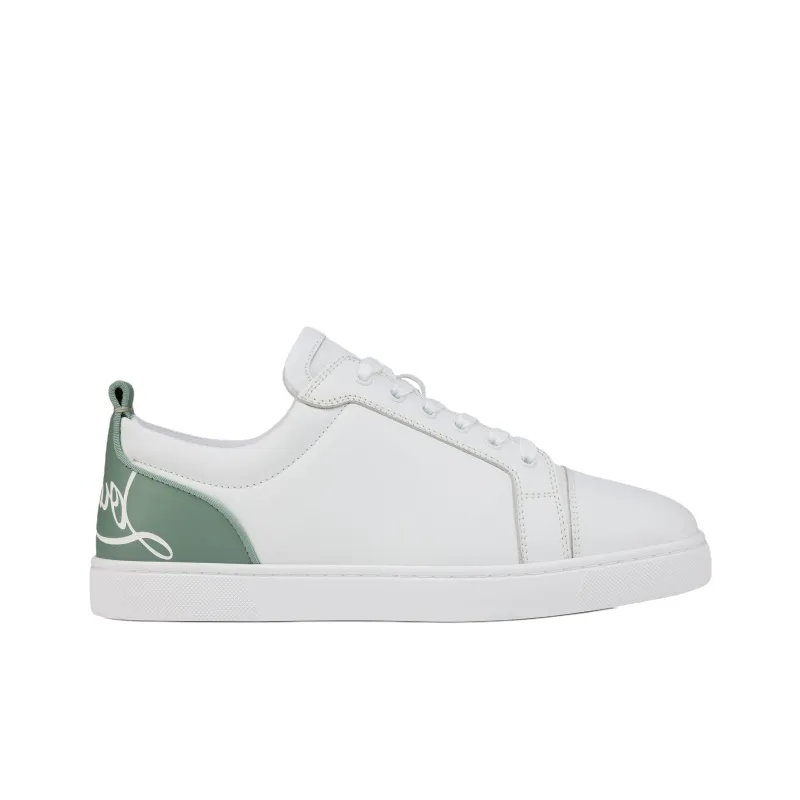 CL LUBOTING Fun Louis Junior Low Top Skateboard Shoes Men's White-1