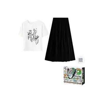 ZVJH Two Piece Skirt Sets Women's