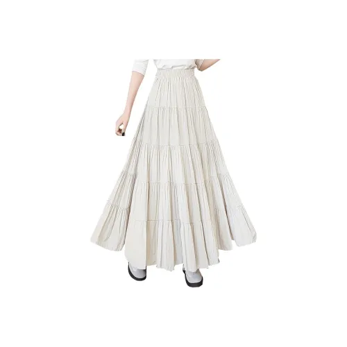Cypress House Casual Long Skirt Women's Greige
