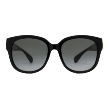 GUCCI Acetate Metal Rubber Butterfly Sunglasses Women's Black
