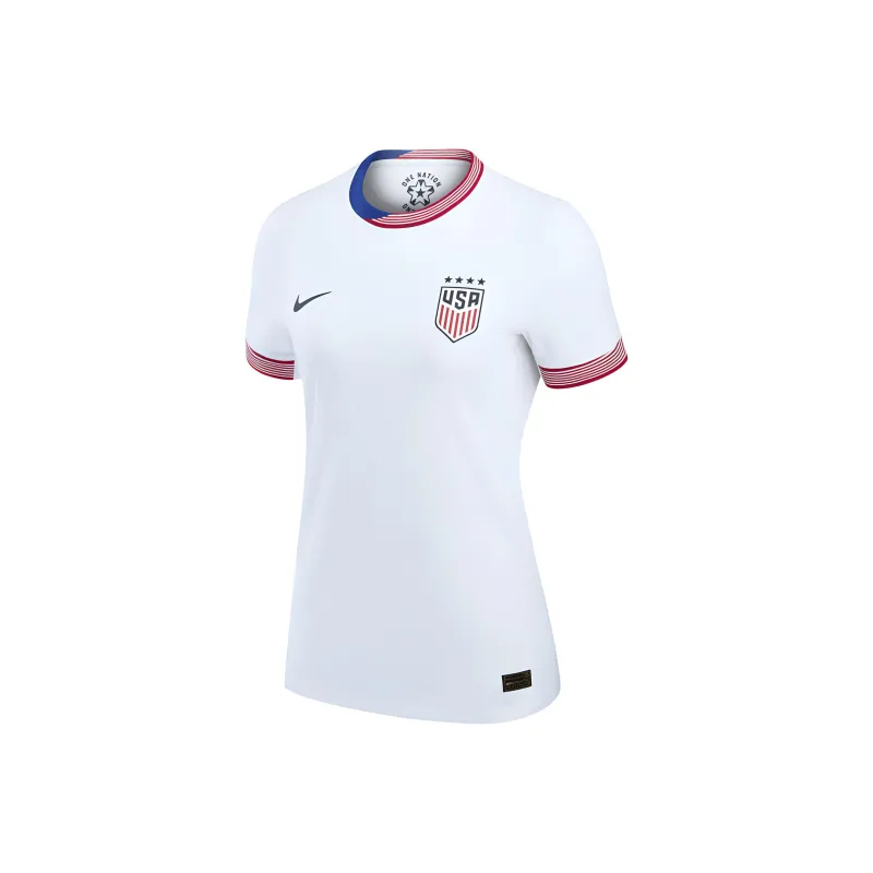 Nike Women's Uswnt 2024 Match Home Adv Authentic Jersey White/Obsidian-0