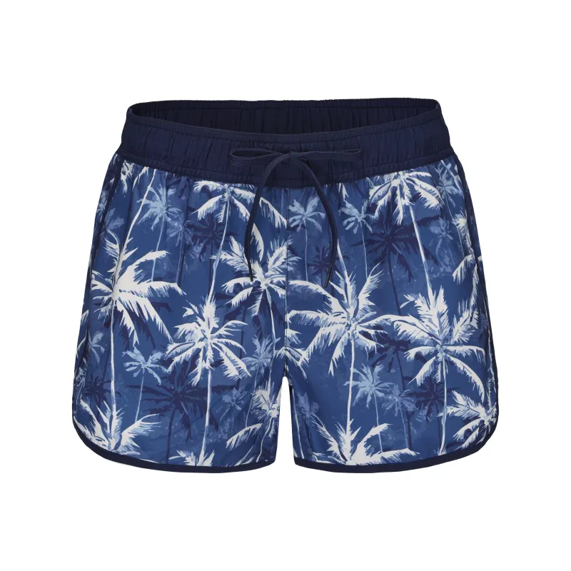 DECATHLON OLAIAN Beach Shorts Women's Palm Blue-0