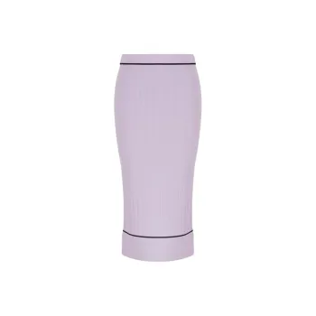 ARMANI EXCHANGEAE Midi Skirts Casual Long Skirt Women's Light Purple