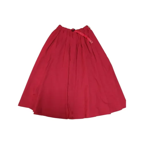 Beams Casual Long Skirts Women's Red