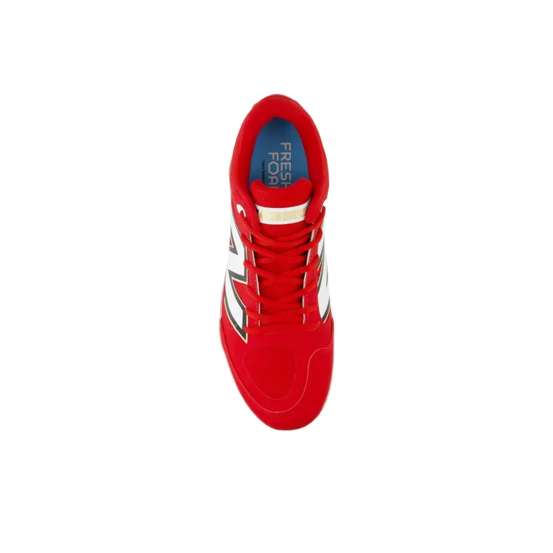 New Balance Fresh Foam 3000v7 Soccer Shoes Men's Red 2E Width-3